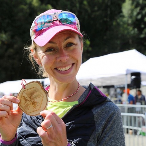 Yours truly sporting my wooden medal Yours truly sporting my wooden medal