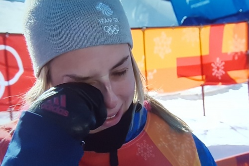 A distraught Katie Summerhayes Katie Summerhayes