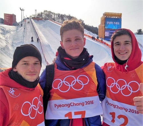 Men's halfpipe GB team Men's halfpipe GB team