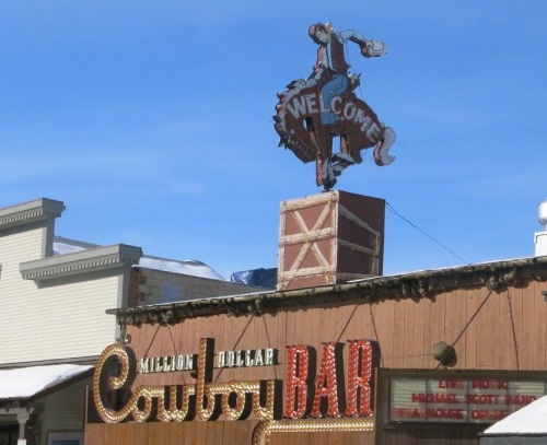 The famous Million Dollar Cowboy Bar
