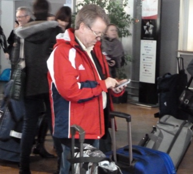 Colin Moynihan arrives in Innsbruck Colin Moynihan arrives in Innsbruck