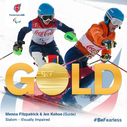 It's gold! ParalympicsGB congratulates Menna & Jen