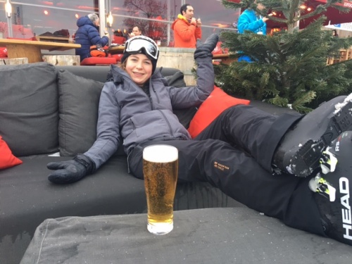 And they last til apres. Apres, Crans Montana